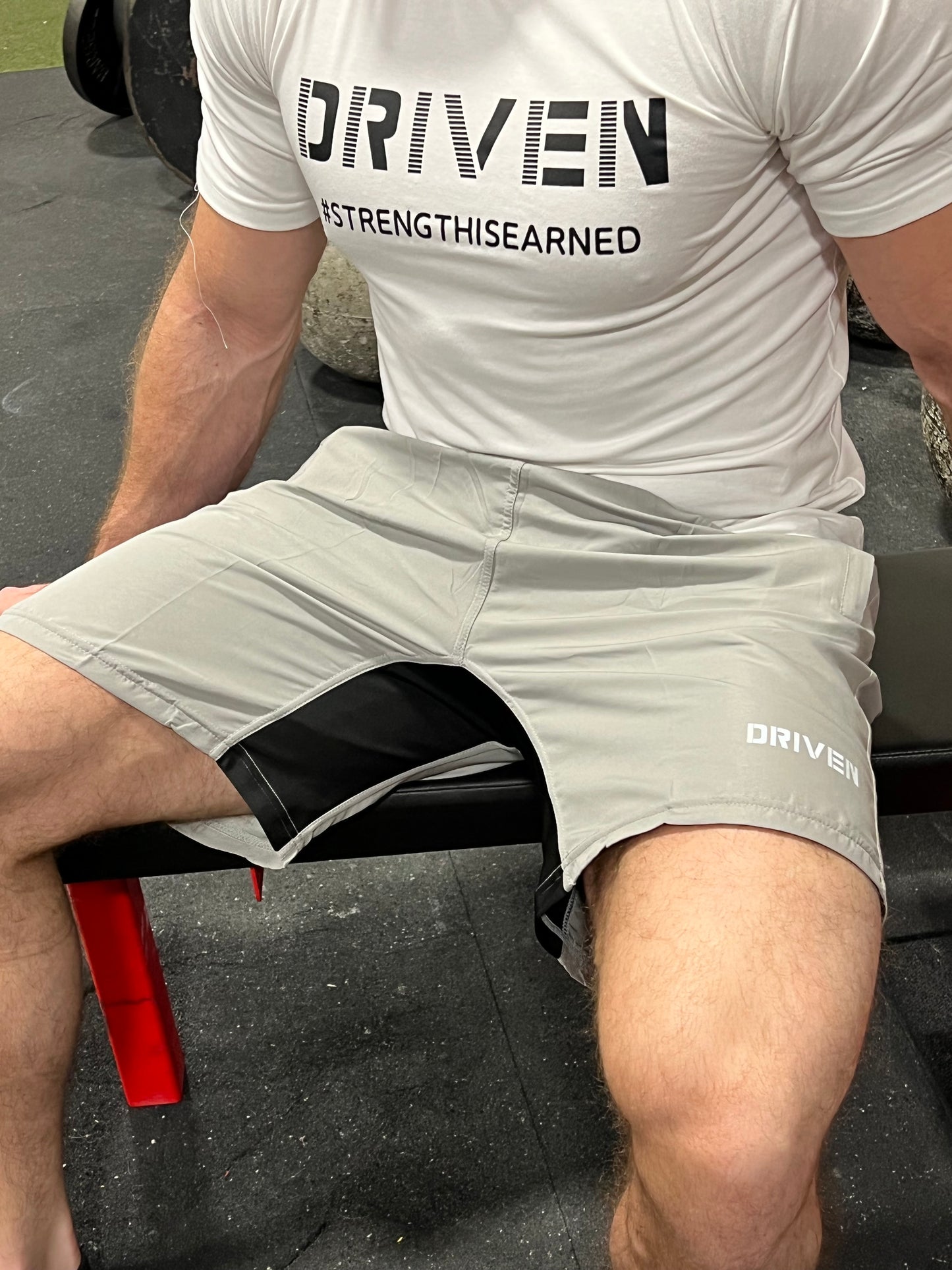 DRIVEN - T Shirts Muscle Fit "Strength Is Earned" **SALE**